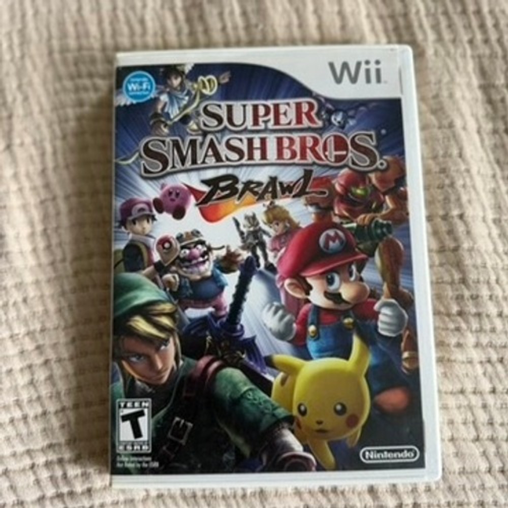 Nintendo Wii Super Smash Bros Brawl CIB Untested Complete RVL-RSBE-USA